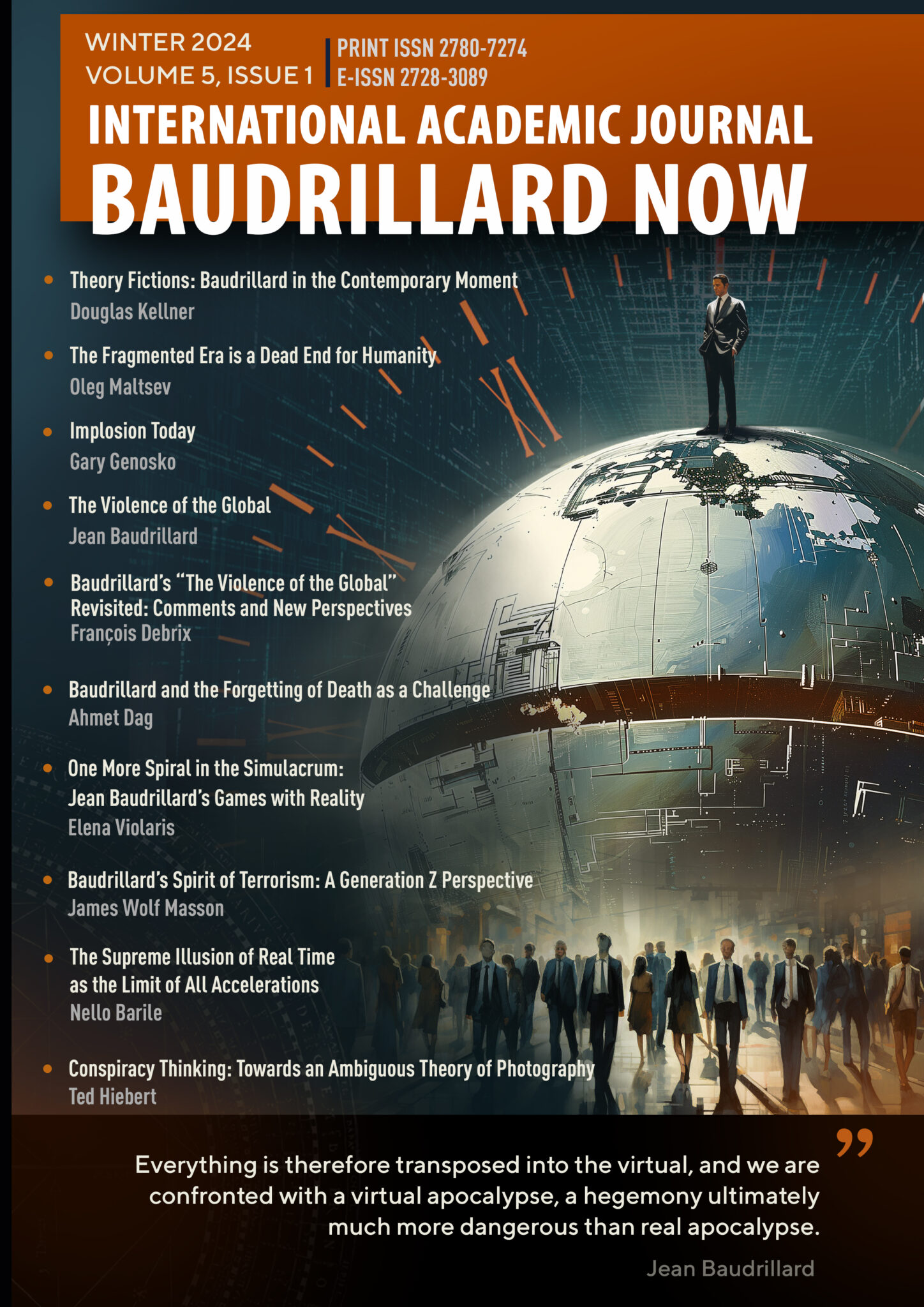 Baudrillard Now Volume 5 Issue 1
